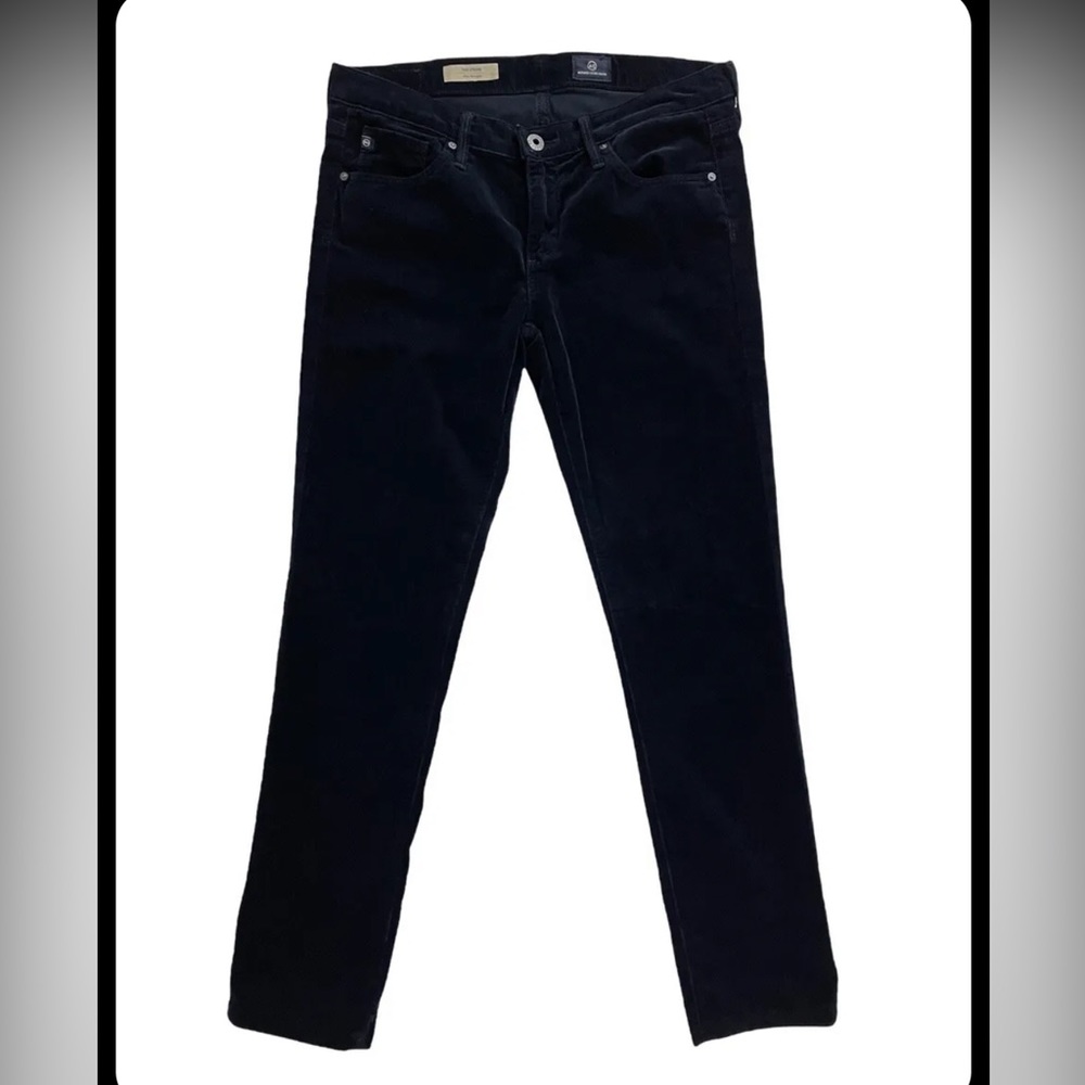 AG The Stevie slim straight thin wale corduroy jeans
